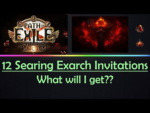 12 Searing Exarch invitations, what do you think I will get??