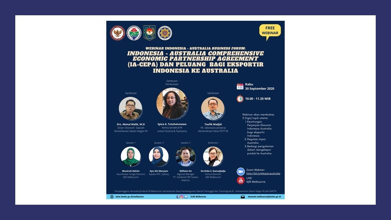 IA-CEPA dan Peluang Ekspor Bagi Eksportir Indonesia ke Australia