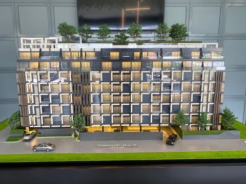 Uniquely Designed New Low-Rise Condo with Extensive Facilities in Construction at Ladprao - 1 Bed Plus Corner Unit