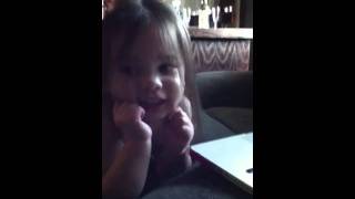 Singing "Baby" by Alexia