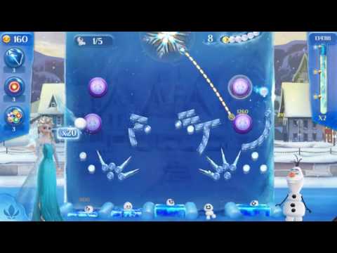 Frozen Free Fall: Icy Shot Level 52 - NO BOOSTERS ☃☃☃