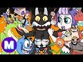🎵CUPHEAD CARTOON RAP BATTLE: PART 1 & 2 🎵 🎵CUPHEAD CARTOON RAP BATTLE: PART 1 & 2 🎵
