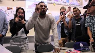 Kendrick Lamar Visits Mr. Mooney's Class