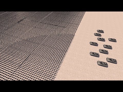 10 PUMA vs 1000 USA SOLDIERS - Call to Arms (4K Gameplay)