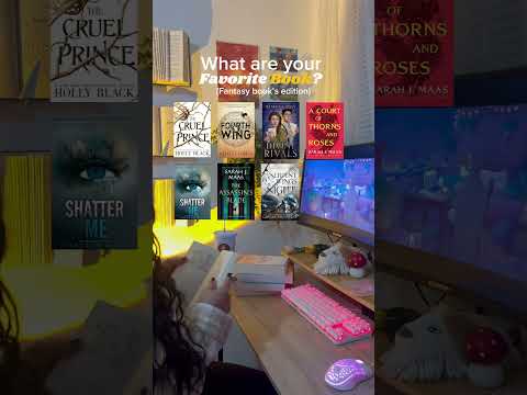 Favorite fantasy books ✨🧝🏻‍♀️🎧☕️🤍 #booktok #bookstagram