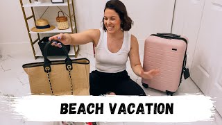 PACK WITH ME FOR A BEACH VACATION☀️ 8 tips to packing ONLY a carry-on & personal item| mrs_leyva