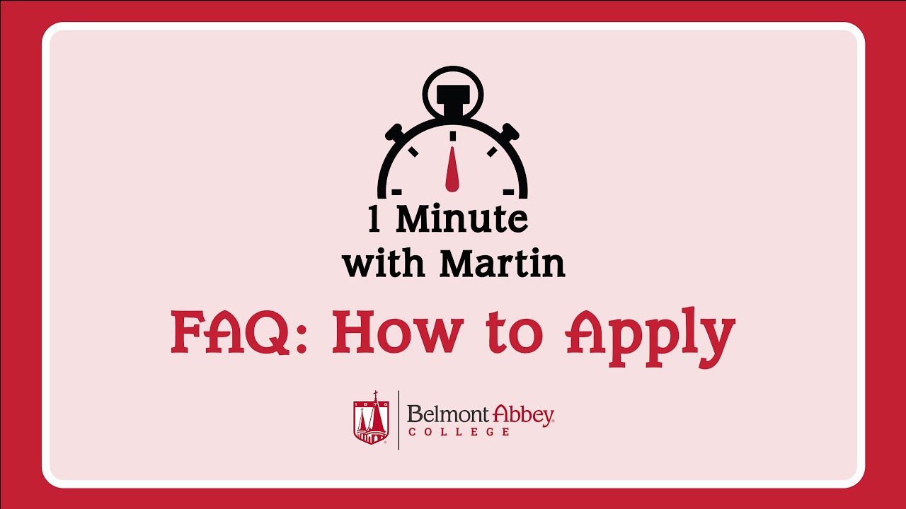 How to Apply: FAQ's