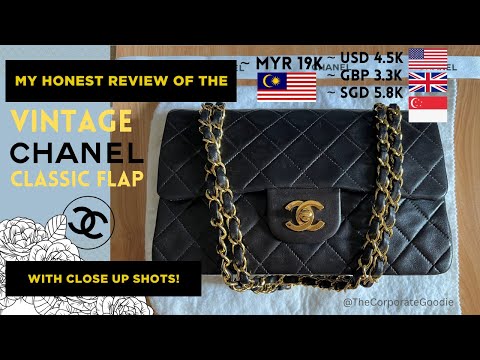 VINTAGE CHANEL CLASSIC FLAP ✨ 2 Year  Honest Review - The Novelty still hasn’t worn off!