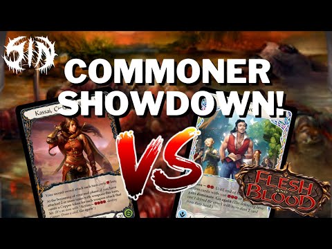COMMONER SHOWDOWN! Kassai Vs. Bravo! Flesh and Blood Commoner Gameplay Showcase Episode 2