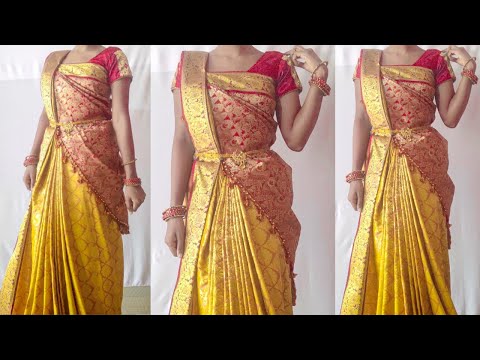 How to Wear Maharani Style Saree Perfectly | Maharani Style | Saree Draping