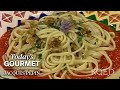 Plant Based Jacques Pépin Spaghetti With Red Pepper Sauce KQED