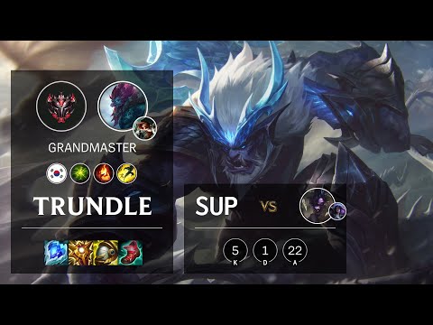 Trundle Support vs Alistar - KR Grandmaster Patch 10.25