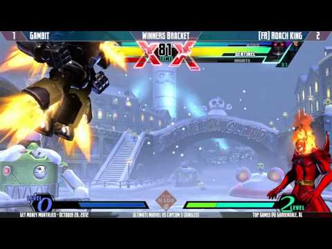 GMM Oct 2012 - UMvC3 - Singles - Gambit vs [FR] Roach King