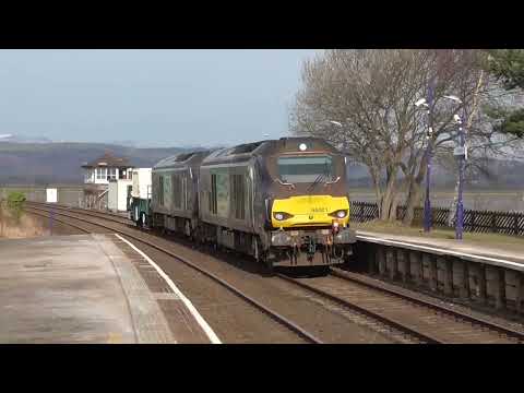 68001/68018 dit 6k73 Sellafield - Crewe flask, Sat. 11th March 2023