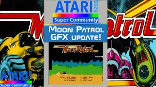 Atari 5200 Moon Patrol Graphical Update!