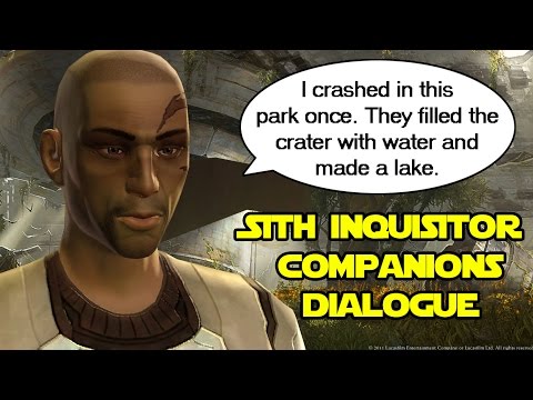 SWTOR: Sith Inquisitor Companions ambient dialogue
