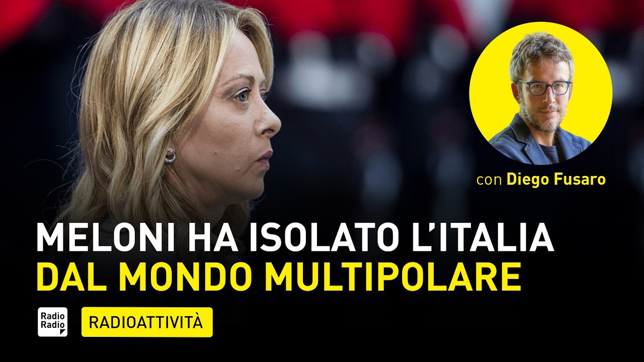 MELONI e la resa totale a Washington: così l'Italia ha perso Cina, Russia e persino Trump