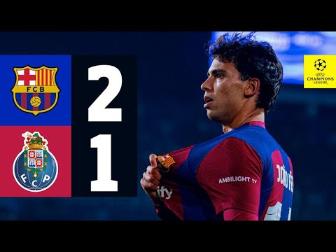 HIGHLIGHTS | FC BARCELONA 2 vs 1 PORTO | UEFA CHAMPIONS LEAGUE 2023/24