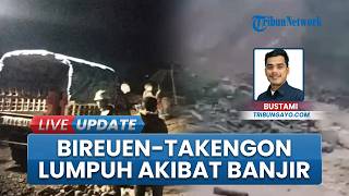 Sungai Meluap, Jalur Bireuen-Takengon Lumpuh Total, Kendaraan Dialihkan