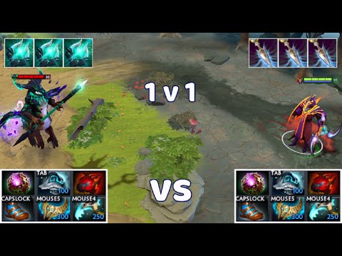 Silencer vs Outworld Devourer | Same item build 1v1 who wins??