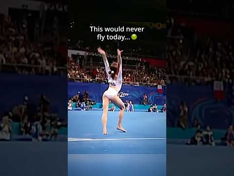 Sports culture looked very different in the year 2000... #gymnastics #olympics #coach