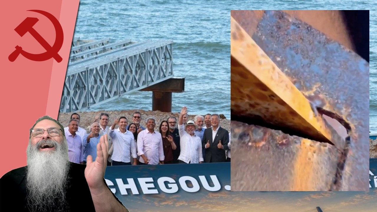 LULA inaugura MONTE de FERRO sem NENHUMA LÓGICA de CONSTRUÇÃO