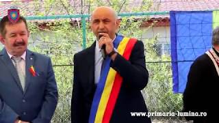 Inaugurare teren de sport in comuna Lumina