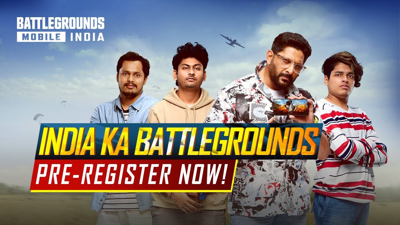 Pre-Register BATTLEGROUNDS MOBILE INDIA - YouTube