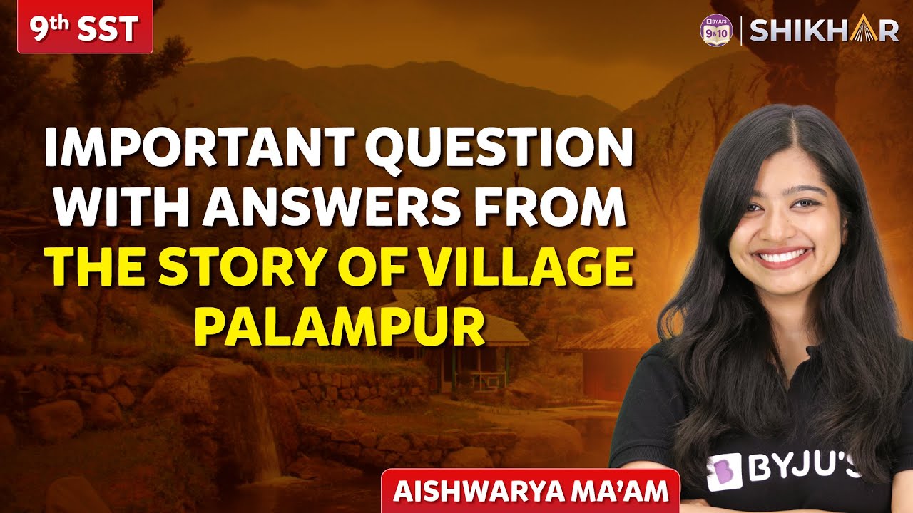 Important Questions with Answers from The Story of Village Palampur | Class 9 Chapter 1 Economics