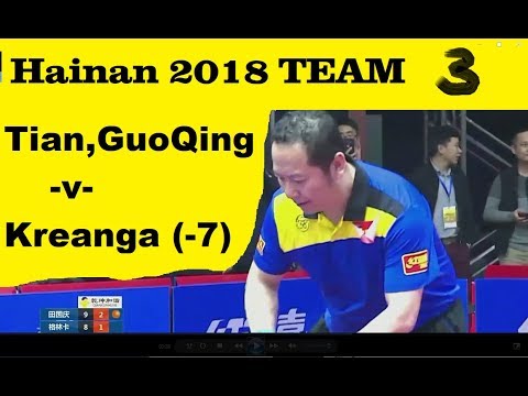 [Hainan 2018] team match3, Tian GuoQing(田国庆 TTdaddy) - Kreanga 格林卡(BH king)