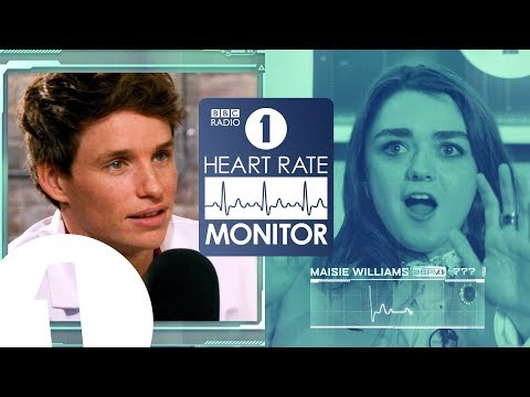 Maisie Williams HEART RATE MONITOR feat. Eddie Redmayne | GAME OF THRONES 'SPOILERS' (!?)