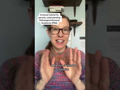 Explaining Pathological Demand Avoidance (PDA) in 3 minutes *