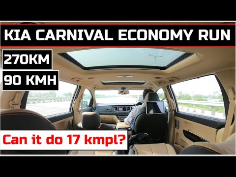 Kia Carnival Fuel Economy Run