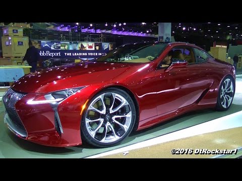 Lexus LC 500 Startup, In Motion