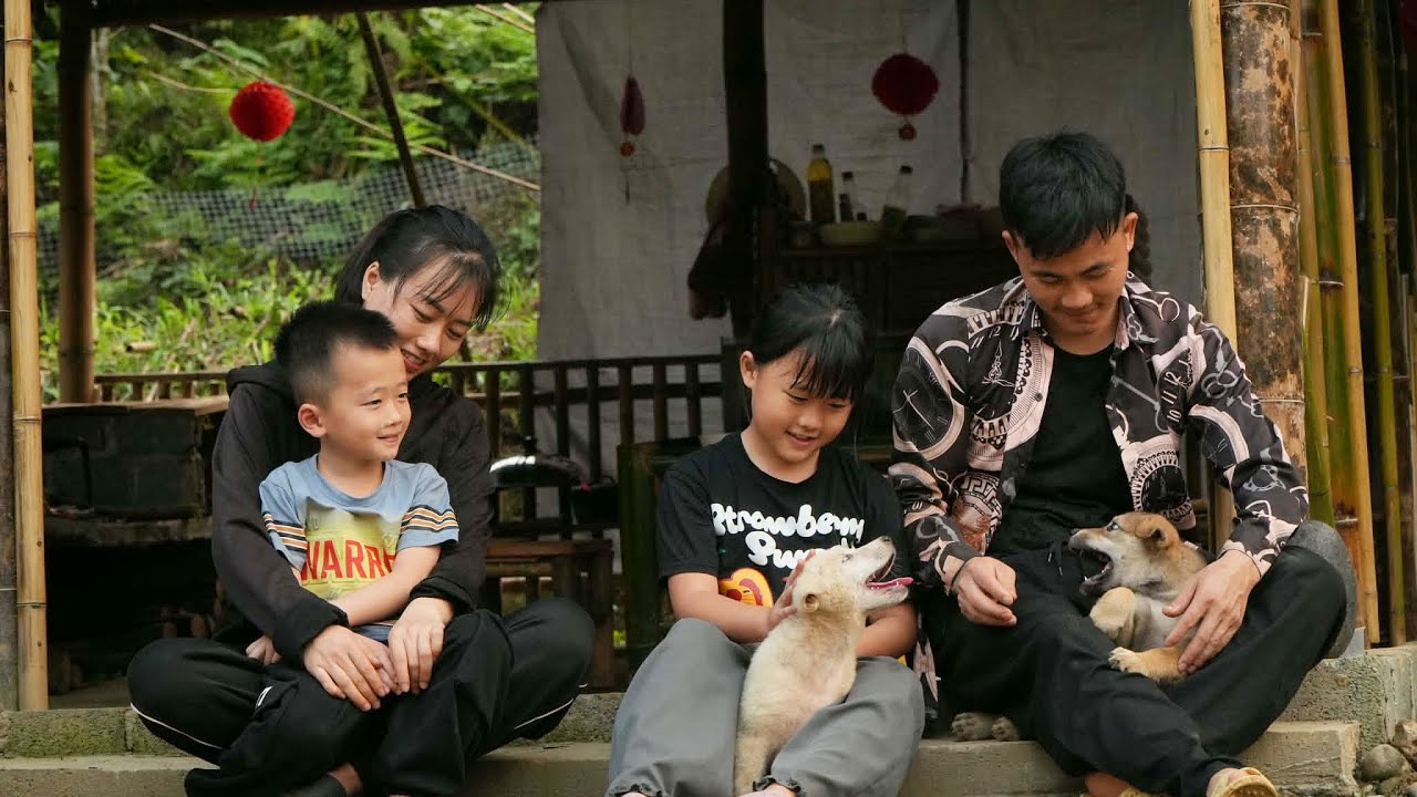 Heartwarming Countryside Meal | Simple Happiness of a Small Family