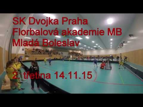 2. poločas utkání SK Dvojka Praha - Florbalová akademie MB