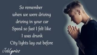 Justin Bieber - Fast Car (Lyrics)
