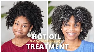 DIY Hot Oil Treatment for Type 4 Natural Hair | EXTREME Moisture!