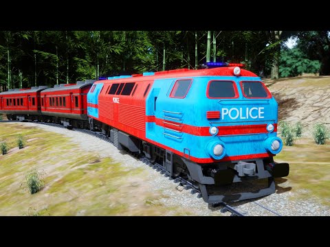 Lego Thief Train Rob Fail - Episode 01 - Choo choo train kids videos