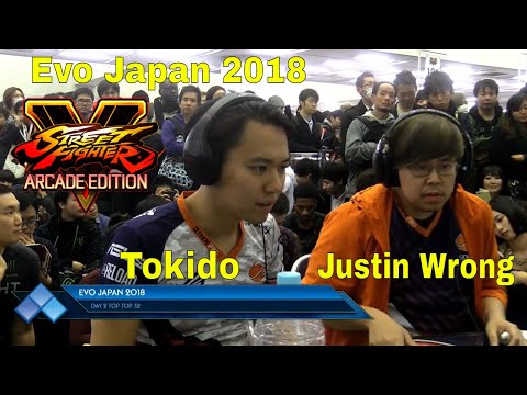 SFV AE - Evo Japan 2018 | Tokido VS Justin Wrong