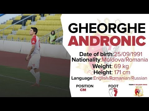 GHEORGHE ANDRONIC | FC MILSAMI ORHEI | GOALS | ASSITS | DRIBBLING