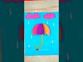 DIY Ide Membuat Origami Payung Saat Hujan Feedshorts Youtubeshorts Papercraft