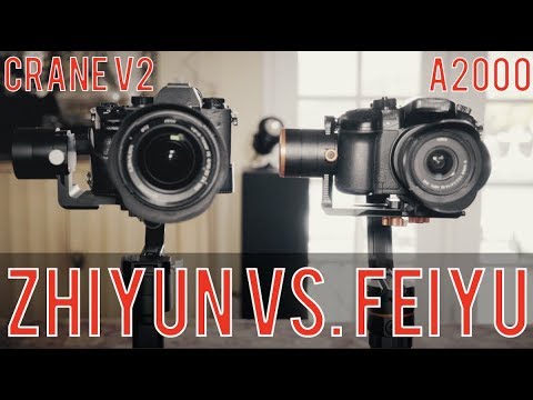 GIMBAL SHOOTOUT - Zhiyun Crane V2 Vs. FeiyuTech A2000 | Momentum Productions