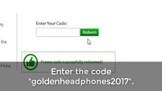 How To Get The Golden Headphones On Roblox Free Video - 