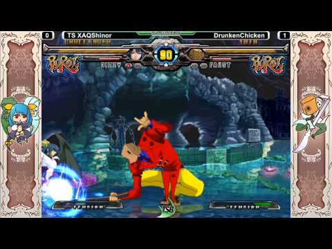 GGXXAC+R @ TGITSB #2 - TS XAQShinor (Dizzy) vs DrunkenChicken (Faust)