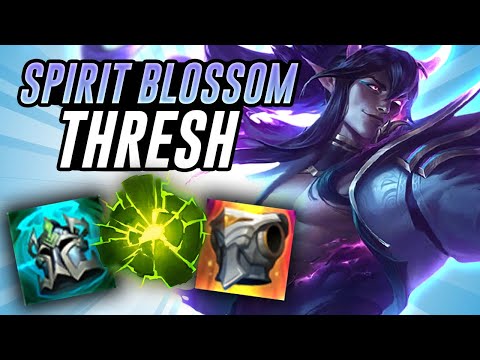 NEW SPIRIT BLOSSOM THRESH SKIN IS AMAZING! - League of Legends