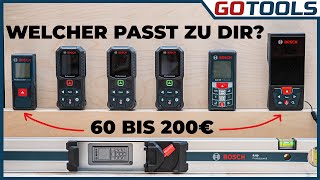 Großer Laser-Entfernungsmesser Vergleich | Übersicht Bosch Professional GLM | inkl. Verlosung