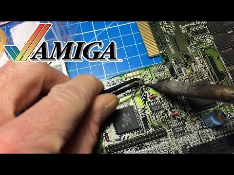 Amiga 1200 Full Recap with Ceramic Capacitors