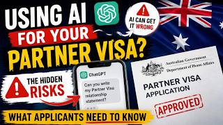 The Hidden Risks of Using AI for Your Partner Visa Application | ChatGPT, Claude & Australian Visas