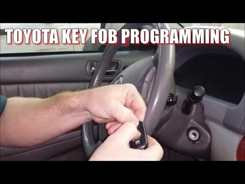 How to program 2000-2006 Toyota remote key fob